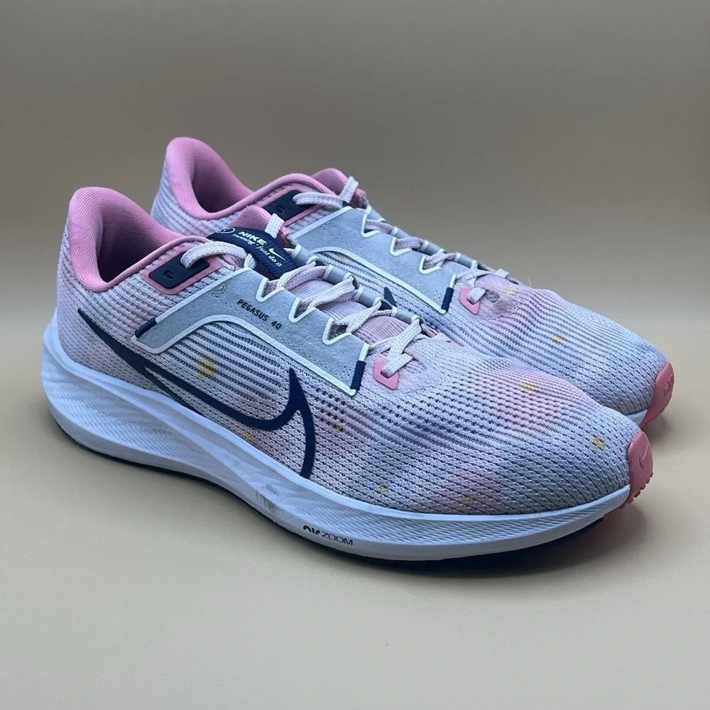 2022 Nike Air Zoom Pegasus 40 Pink Floral Running - Women's Size 12 USED